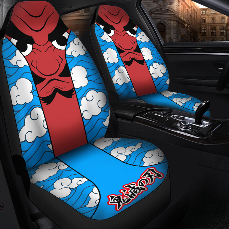 Demon Slayer Sakonji Urokodaki Anime Premium Custom Car Seat Covers Decor Protectors Nearkii