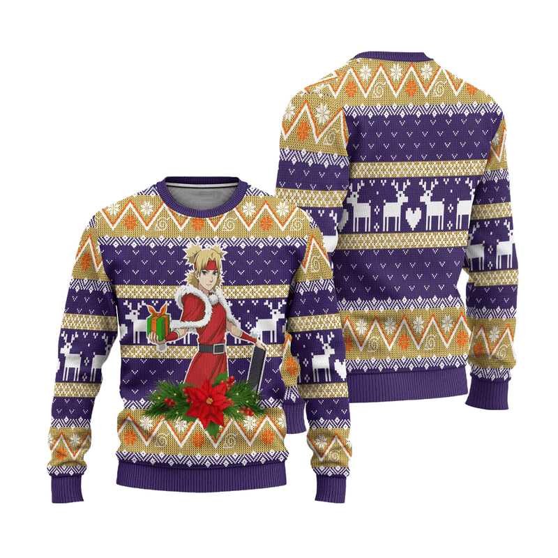 Temari Ugly Christmas Sweater Custom Naruto Anime Xmas Gift Nearkii