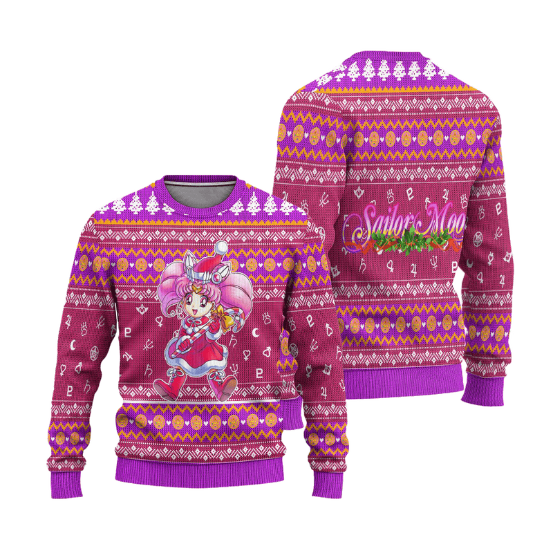 Chibiusa Tsukino Ugly Christmas Sweater Sailor Moon Anime Xmas Gift Nearkii