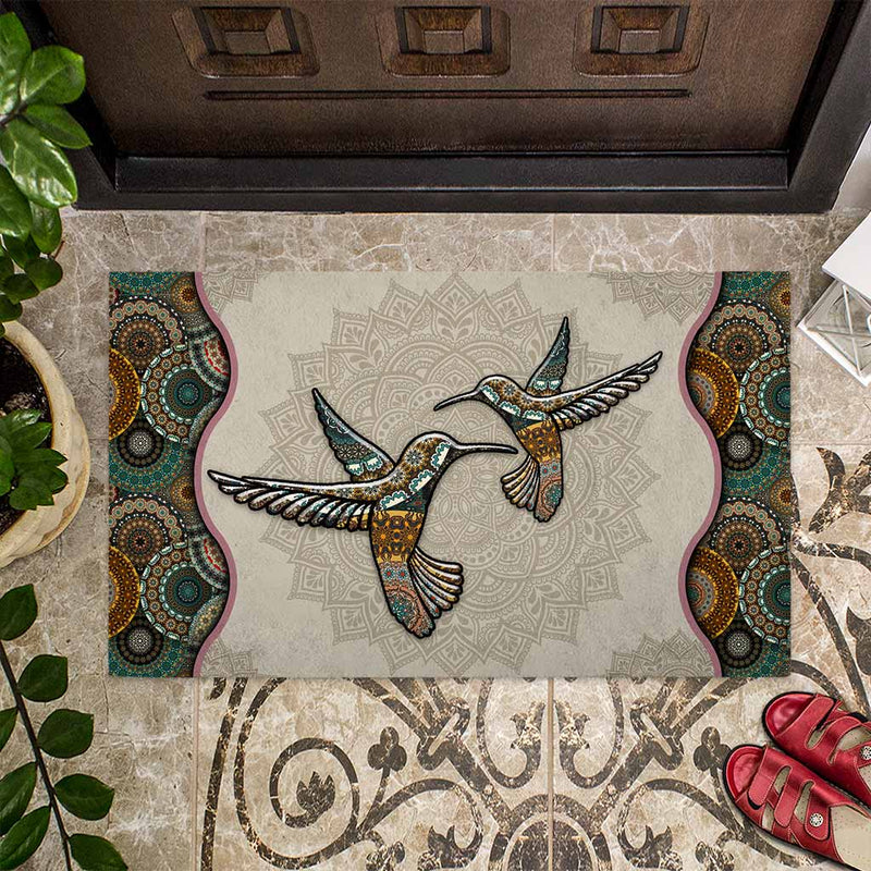 Hummingbird Doormat Home Decor Nearkii