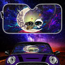 Wall-E Couple Love You To The Moon Galaxy Car Auto Sunshades Nearkii