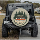 Summer Camping Jeep Car Spare Tire Cover Gift For Campers Nearkii
