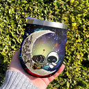 Wall-E Couple Love You To Moon And Back Premium Wine Tumbler Nearkii