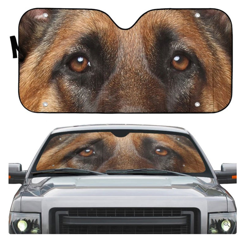 German Shepherd Dog Eyes Custom Car Auto Sun Shades Windshield Accessories Decor Gift Nearkii
