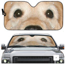 Golden Retriever Dog Eyes Custom Car Auto Sun Shades Windshield Accessories Decor Gift Nearkii