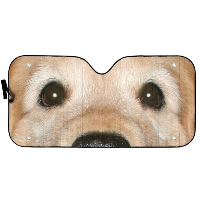 Golden Retriever Dog Eyes Custom Car Auto Sun Shades Windshield Accessories Decor Gift Nearkii
