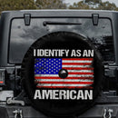 I Identify As An American Jeep Car Spare Tire Cover Gift For Campers Nearkii