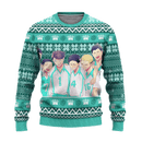 Aoba Johsai High Ugly Christmas Sweater Haikyuu Anime Xmas Gift Nearkii