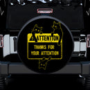 Cat Attention Funny Car Spare Tire Covers Gift For Campers Nearkii