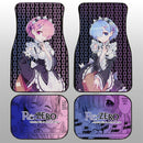 Rem And Ram Car Floor Mats Custom ReZero Anime Car Accessories Nearkii