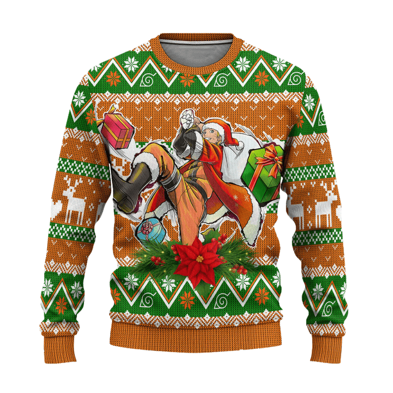 Naruto Uzumaki Ugly Christmas Sweater Custom Anime Xmas Gift Nearkii