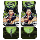 Demon Slayers Anime Car Floor Mats Gyomei Himejima Kimetsu no Yaiba Car Accessories Nearkii