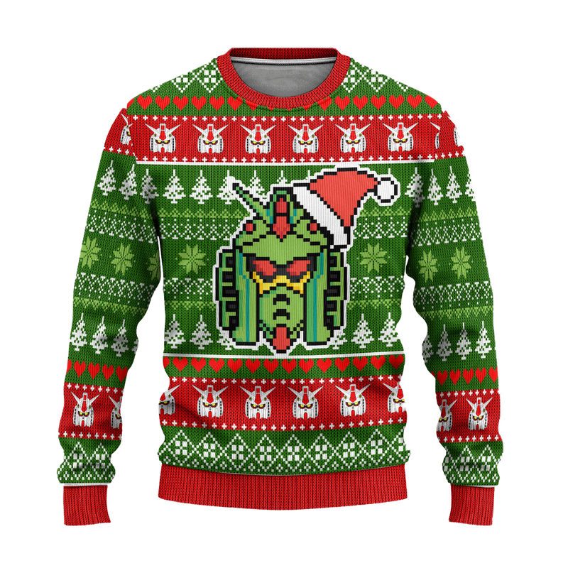 Gundam Anime Ugly Christmas Sweater Custom Xmas Gift Nearkii