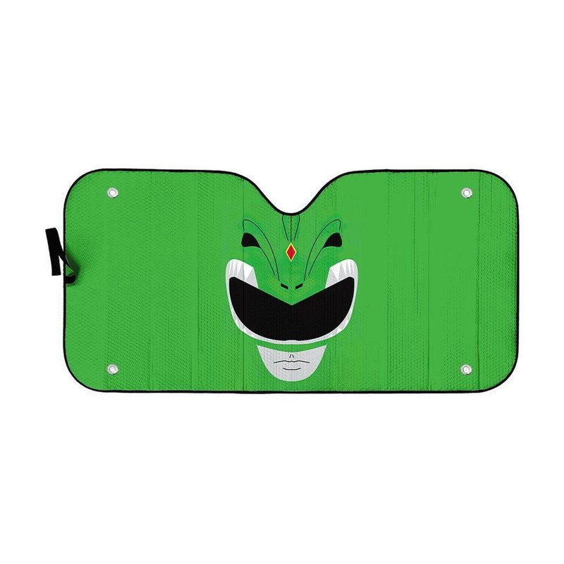 Mighty Morphin Power Rangers Green Ranger Custom Car Auto Sunshade Windshield Accessories Decor Gift Nearkii