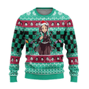 Demon Slayer Tanjiro Kamado Anime Ugly Christmas Sweater Xmas Gift Nearkii