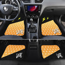 Demon Slayer Car Floor Mats Anime Zenitsu Agatsuma Car Accessories Nearkii