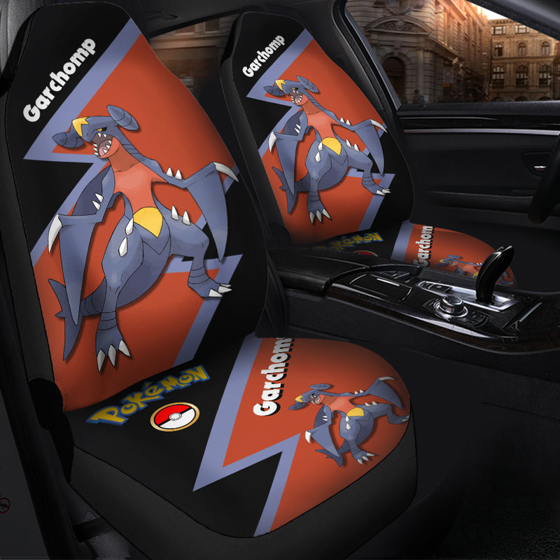 Garchomp Pokemon Premium Custom Car Seat Covers Decor Protectors Nearkii