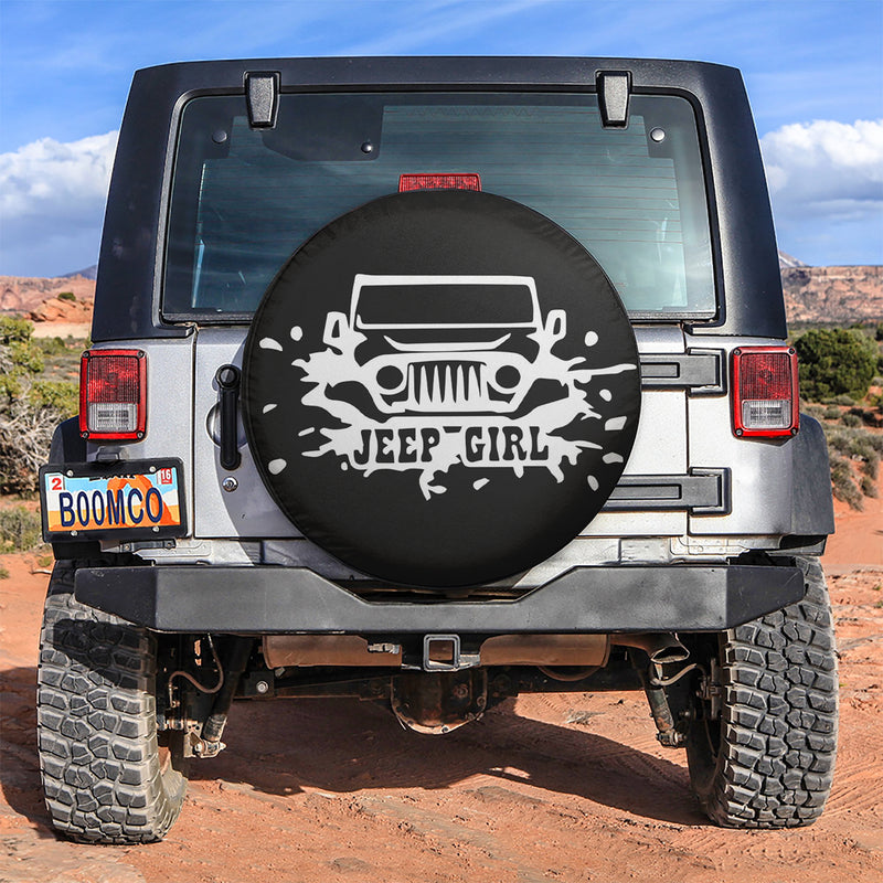 Jeep Girl Car Spare Tire Covers Gift For Campers Nearkii