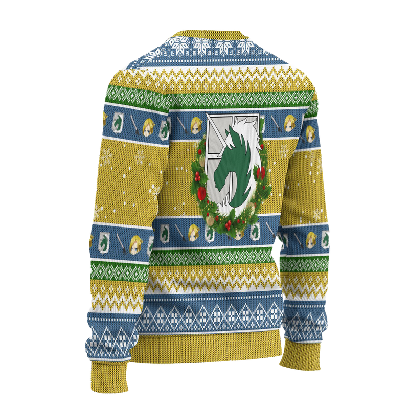 Annie Leonhart Attack on Titan Anime Ugly Christmas Sweater Xmas Gift Nearkii