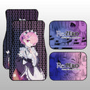 Rem And Ram Car Floor Mats Custom ReZero Anime Car Accessories Nearkii