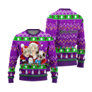 Black Clover Anime Ugly Christmas Sweater Purple Xmas Gift Nearkii