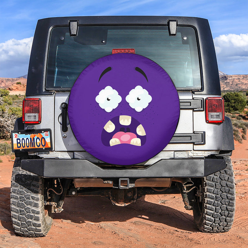 Emotion Purple Face Spare Tire Cover Gift For Campers Nearkii