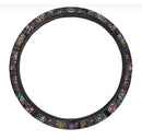 Day Of The Dead Sugar Skull Print Car Steering Wheel Cover Nearkii