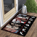 Friends Horror Movies Halloween Characters Doormat Home Decor Nearkii