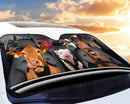 Horse Chicken Cow Pig Family Car Auto Sunshades Nearkii