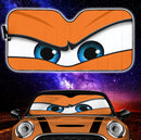 Orange Angry Eyes Car Auto Sun Shades Nearkii