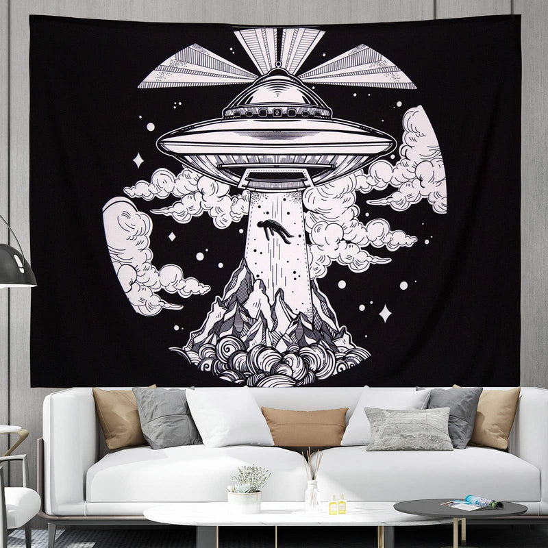 Alien UFO Tapestry Room Decor Nearkii