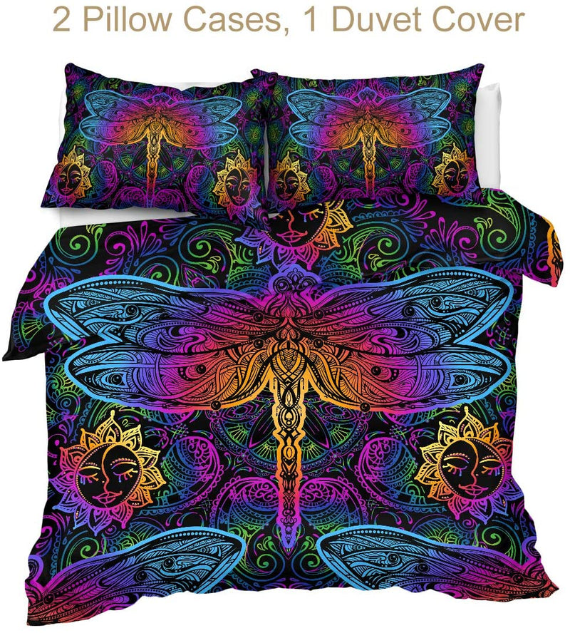 Sleepwish Dragonfly Bedding Set Duvet Cover And 2 Pillowcases Nearkii
