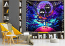 Rick And Morty Galaxy Tapestry Room Decor Nearkii