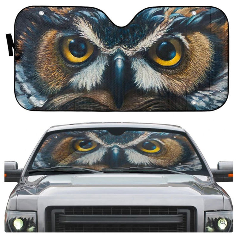 Owl Eyes Car Auto Sun Shades Windshield Accessories Decor Gift Nearkii