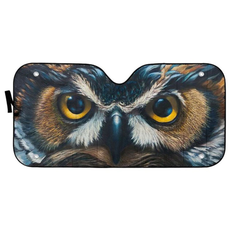 Owl Eyes Car Auto Sun Shades Windshield Accessories Decor Gift Nearkii