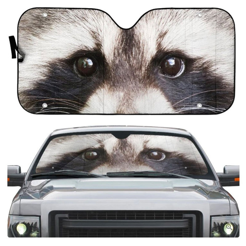 Raccoon Eyes Car Auto Sun Shades Windshield Accessories Decor Gift Nearkii