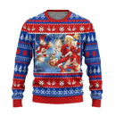 Dr Stone Anime Ugly Christmas Sweater Custom Characters Xmas Gift Nearkii