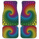 Hippie Flowers Pattern Car Floor MatsCar Accessories Nearkii