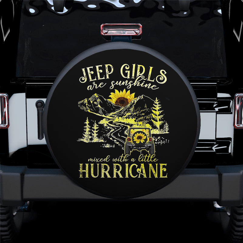 Jeep Girls Are Sunshine Car Spare Tire Covers Gift For Campers Nearkii