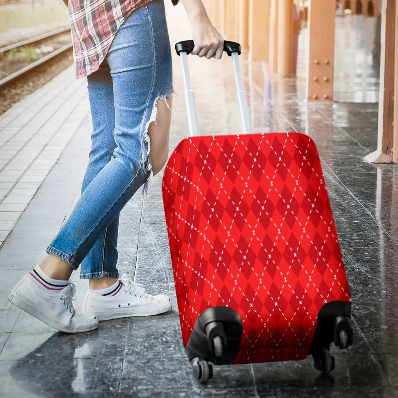 Red Luggage Cover Suitcase Protector Nearkii