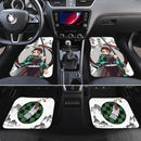 Demon Slayer Car Floor Mats Anime Tanjiro Japanese Style Car Accessories Nearkii