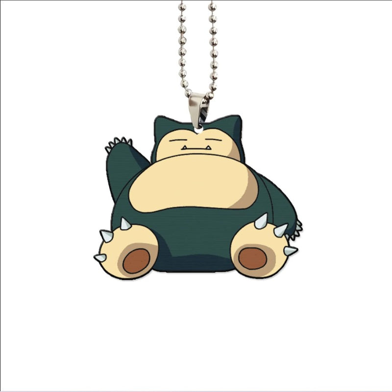 Snorlax Pokemon Car Ornament Custom Car Accessories Decorations Nearkii