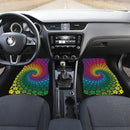 Hippie Flowers Pattern Car Floor MatsCar Accessories Nearkii