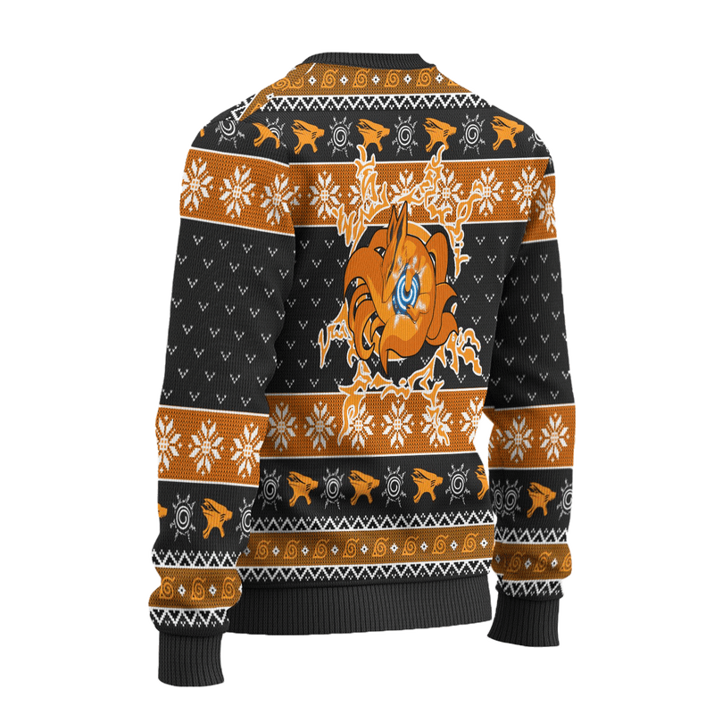 Naruto Kurama Nine Tails Anime Ugly Christmas Sweater Xmas Gift Nearkii