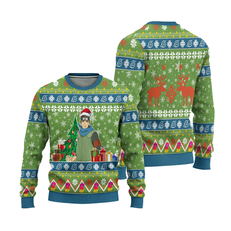 Konohamaru Sarutobi Anime Ugly Christmas Sweater Custom Boruto Xmas Gift Nearkii