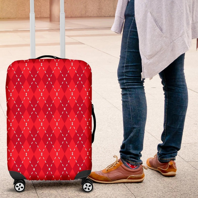 Red Luggage Cover Suitcase Protector Nearkii