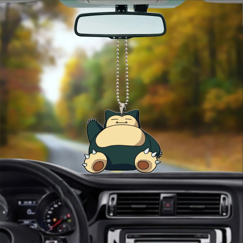 Snorlax Pokemon Car Ornament Custom Car Accessories Decorations Nearkii