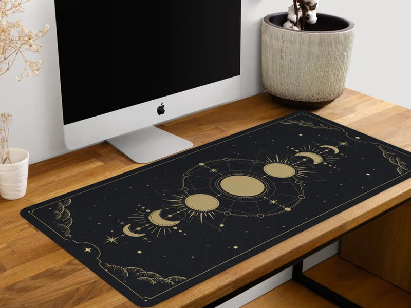 Moon Phases Mouse Mat Nearkii