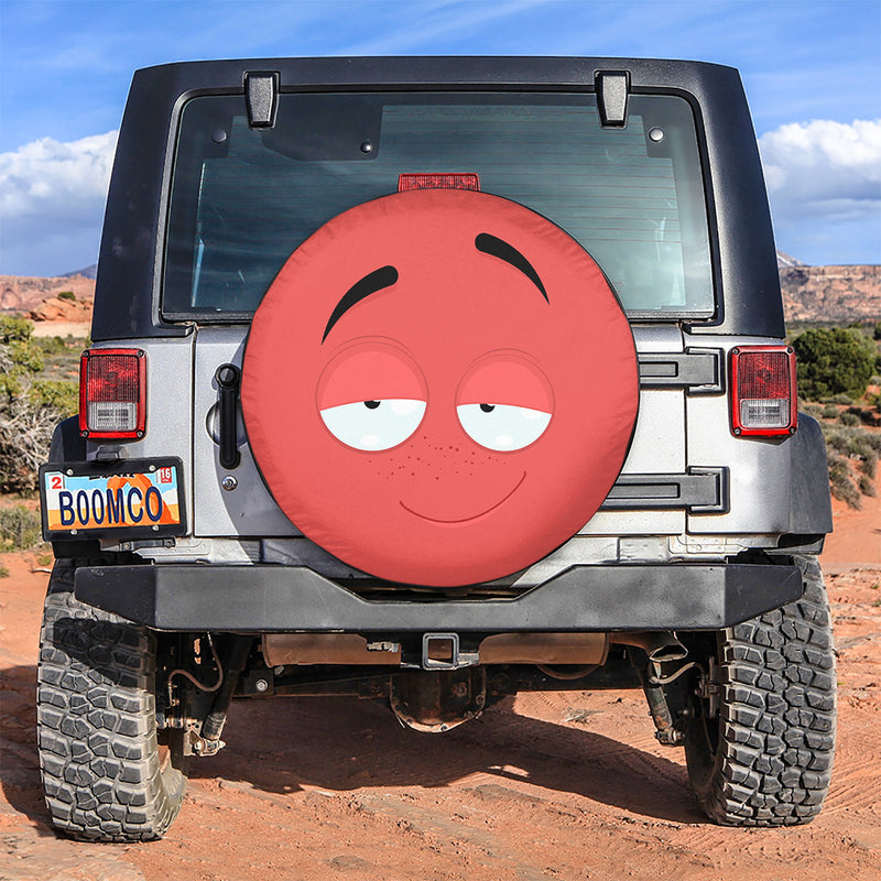 Emotion Red Face Spare Tire Cover Gift For Campers Nearkii