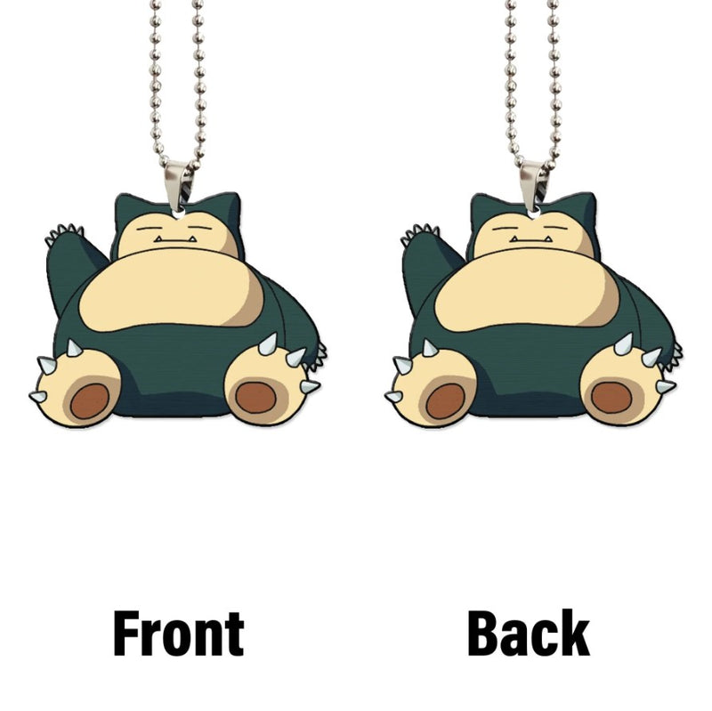 Snorlax Pokemon Car Ornament Custom Car Accessories Decorations Nearkii